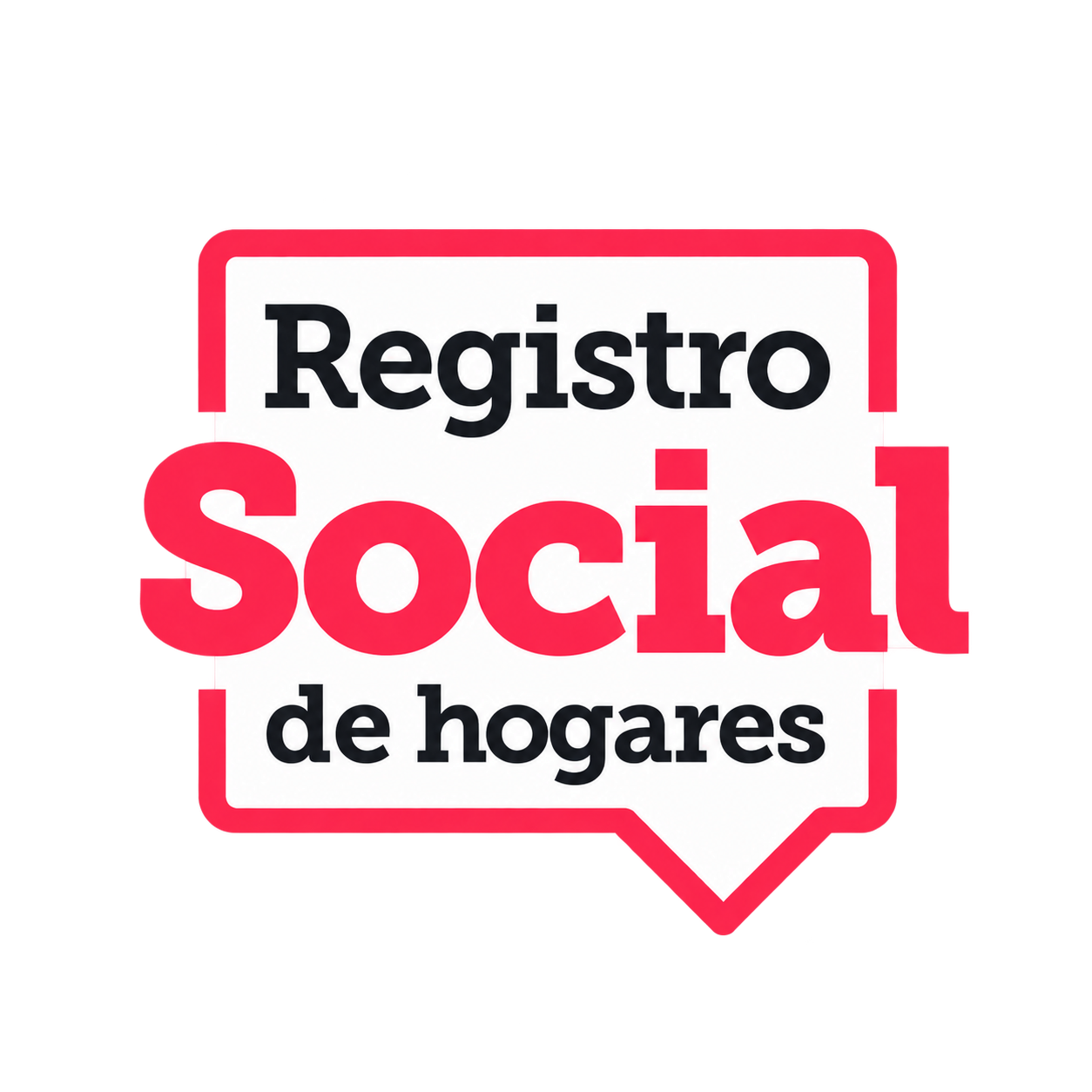 Logo del Registro Social de Hogares
